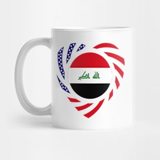 Iraqi American Multinational Patriot Flag (Heart) Mug